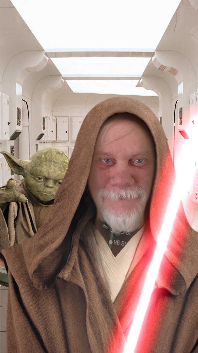 Obi-Wan Kenobi with Richard's face